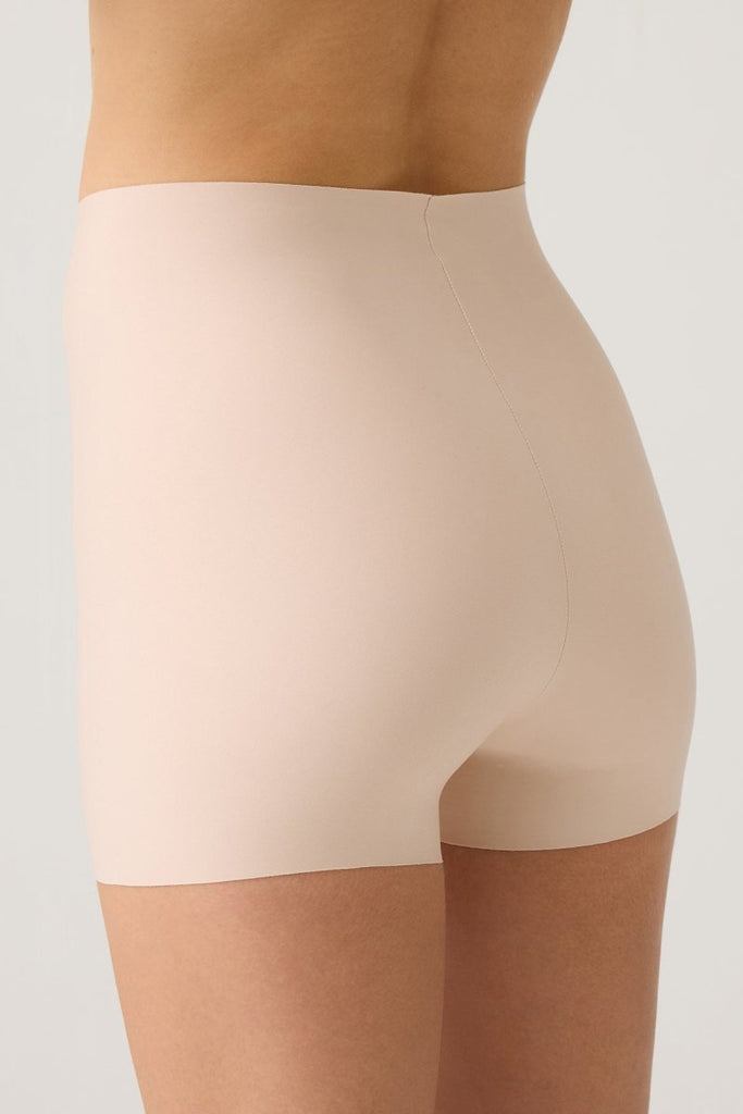 3 Adet Görünmez Lazer Kesim Boxer Külot Laser Cut Boyshort Krem - Ten - Bej - Los Ojos