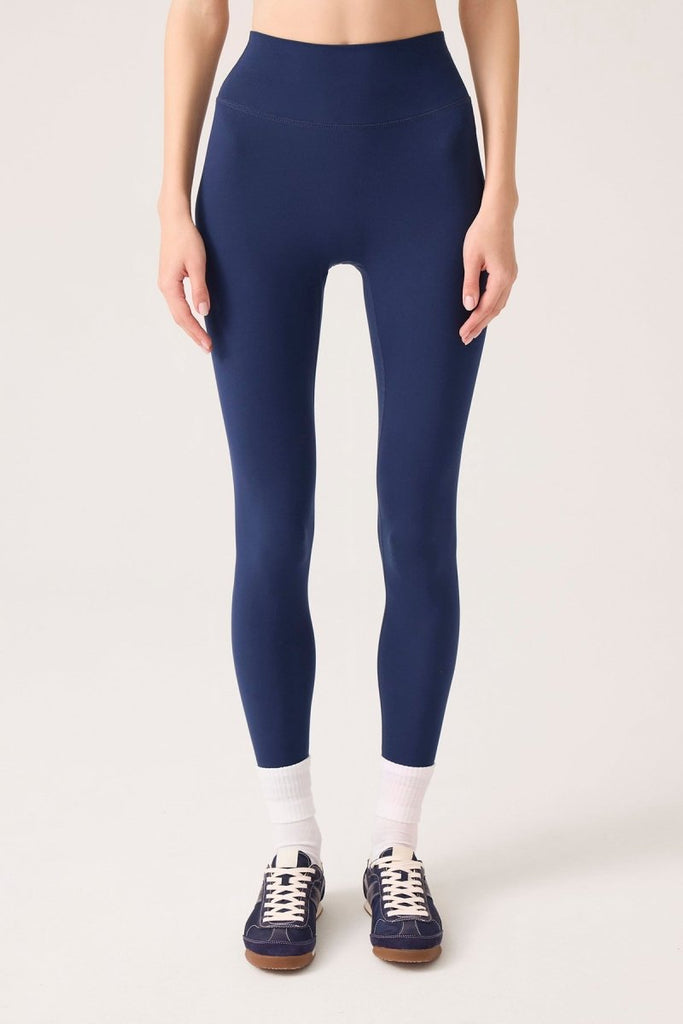 Yüksek Bel Spor Tayt Mono Leggings Lacivert - Los Ojos