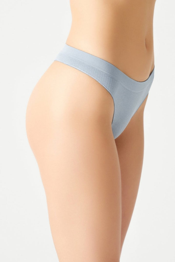 Fitilli Seamless Tanga Külot Mavi - Los Ojos