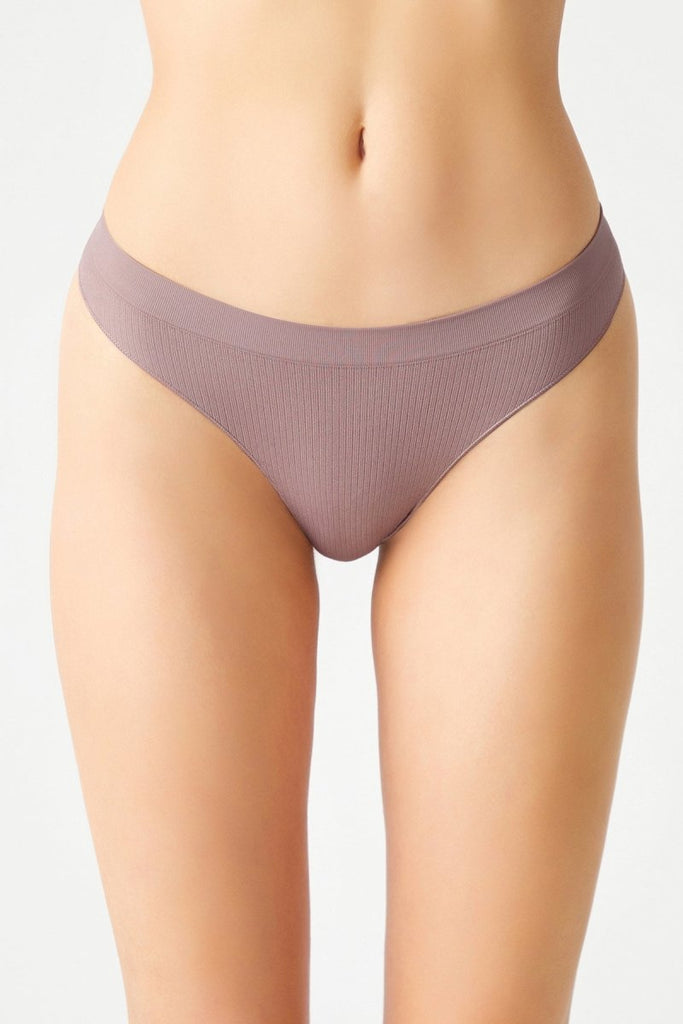 Fitilli Seamless Tanga Külot Mor - Los Ojos